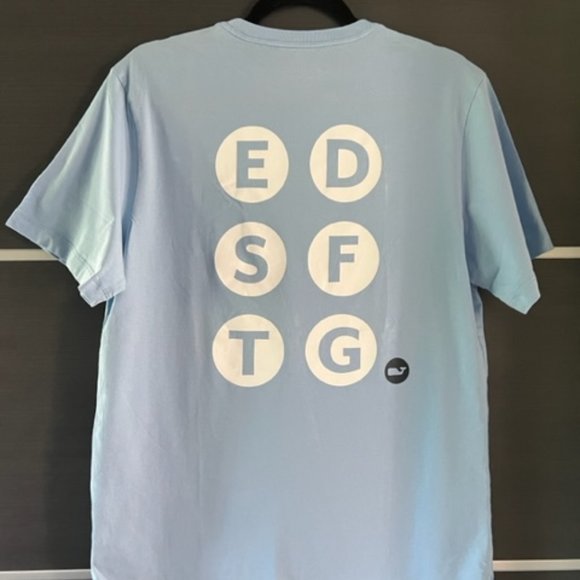 NEW Mens Vineyard Vines Graphic T Shirt Jake Blue Short Sleeve - Picture 3 of 3